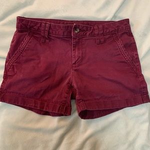 Maroon shorts!
